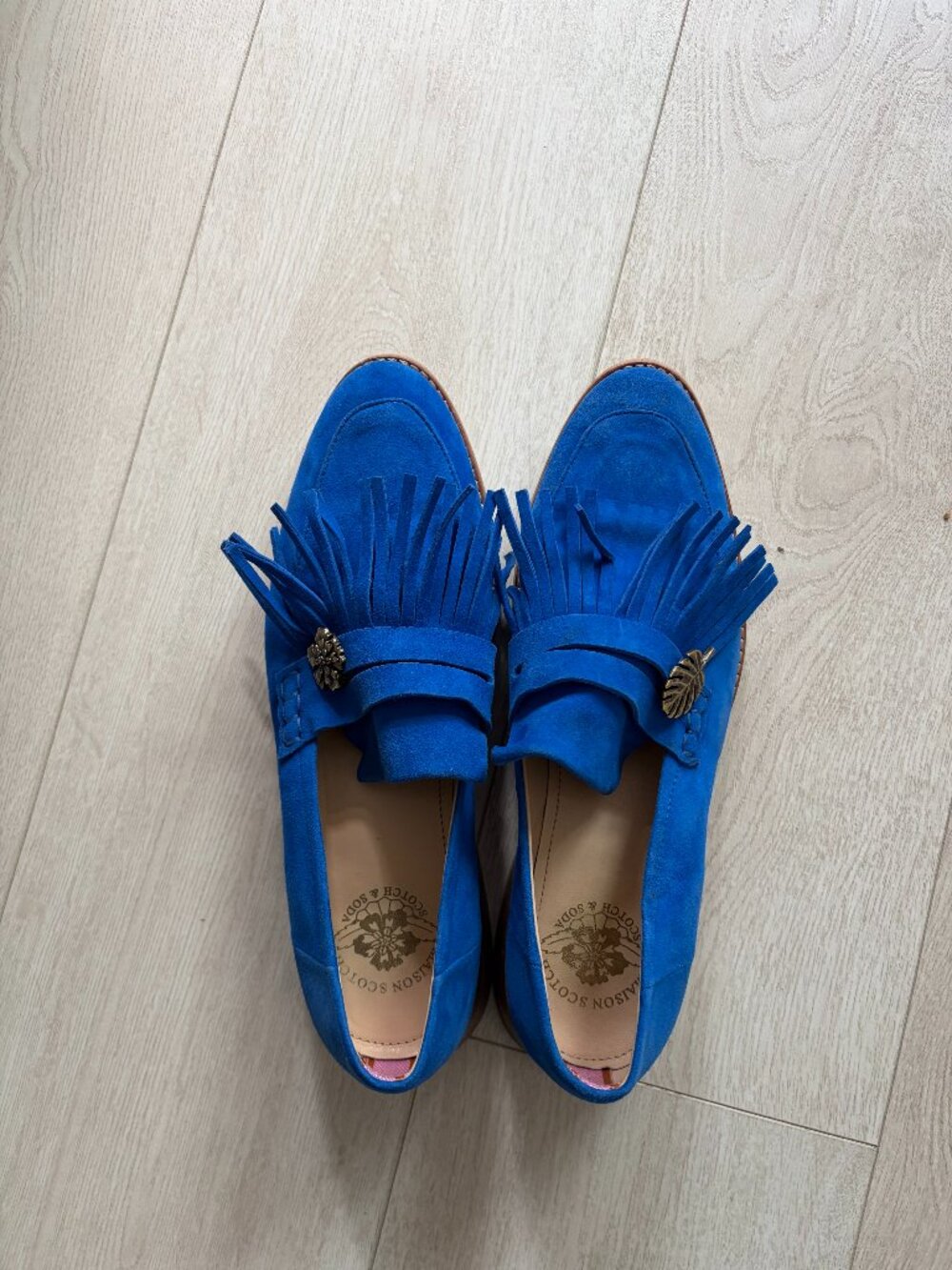 Scotch & Soda Cobalt Blue Suede loafer Size 42
